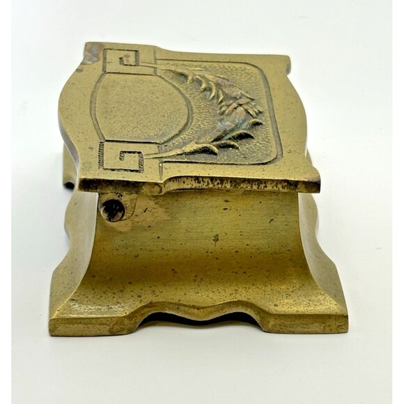 Vintage Art Nouveau Bronze Stamp Box - Picture 10 of 15